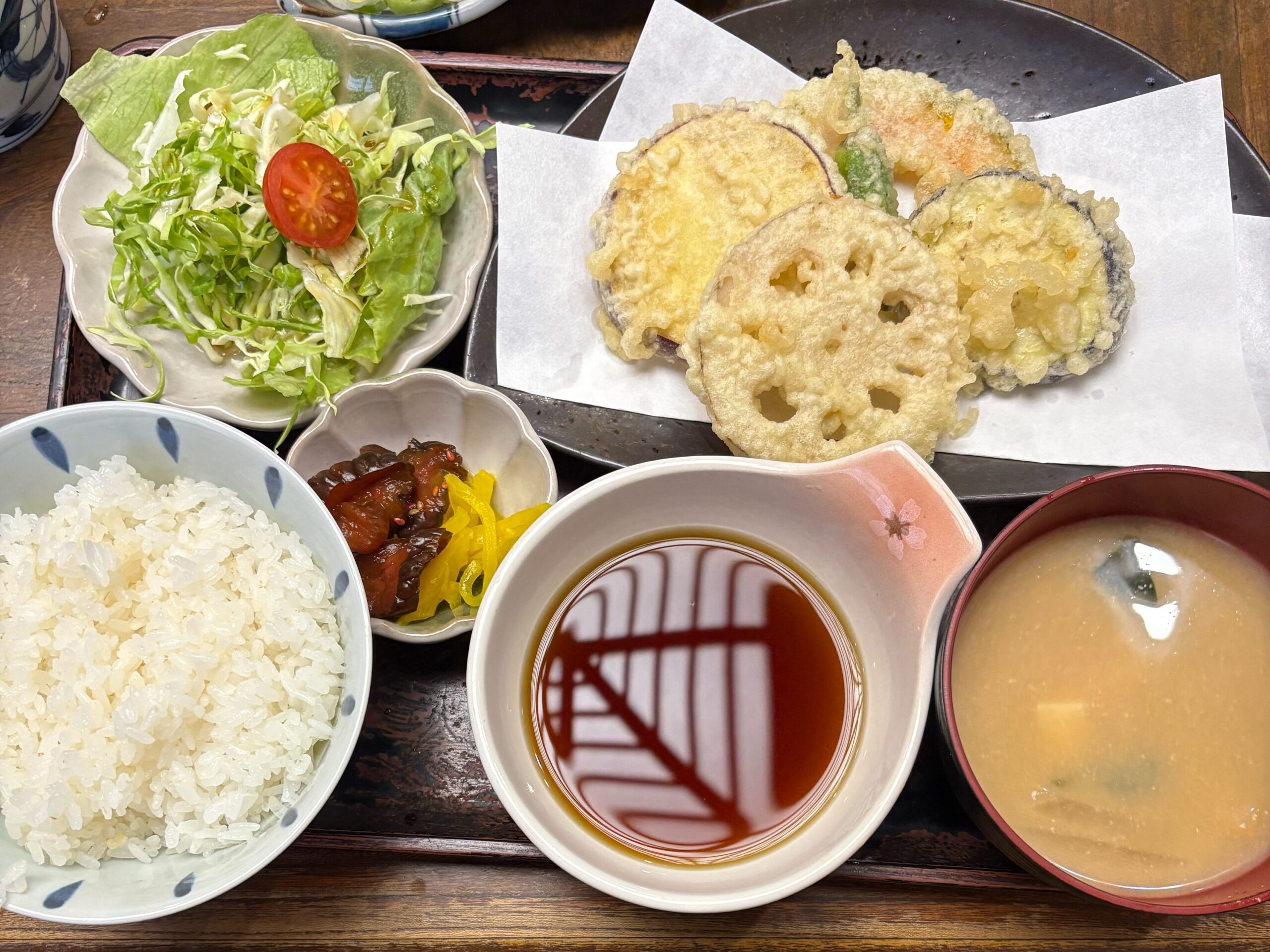 山茂登 野菜天ぷら御前